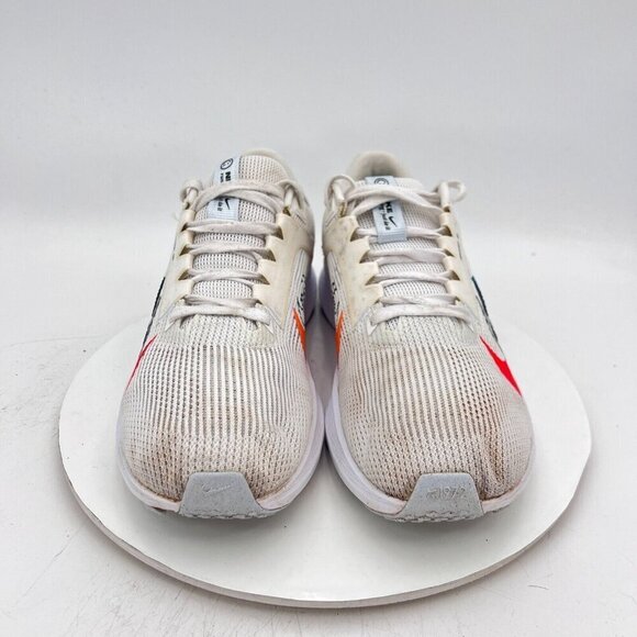 Nike Air Zoom Pegasus 40 Men Sz 12 FB7179-100 White MultiColor Grey Running Shoe - Picture 2 of 12